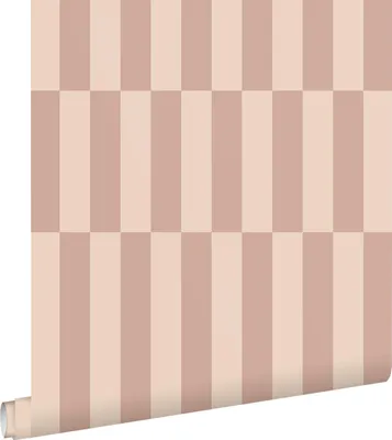 Zdjęcie produktu dla ESTAhome Tapeta paski starego różu 50 x 900 cm