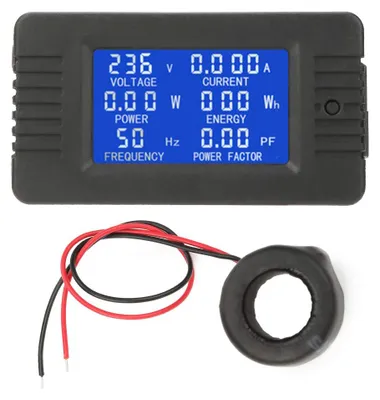 Productafbeelding van Elektriciteitsmeter, energiekostenmeter met LCD-scherm en overbelastingsalarm