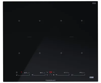 Zdjęcie produktu dla Płyta indukcyjna Küppersbusch o szerokości 60 cm z 2 strefami Flex, funkcją glideControl+ i K-Connect, model KI6880.1SR