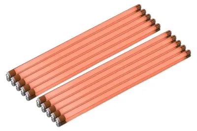 Produktbild von 8738 LED Röhre 10erPack 230 Volt 10W T8 150cm 1000Lm Kunststoff Orange