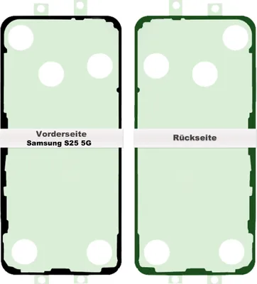 Produktbild von Samsung Galaxy S25 SM-S931 Akkudeckel Rahmen Kleber Dichtung Backcover Adhesive Glue