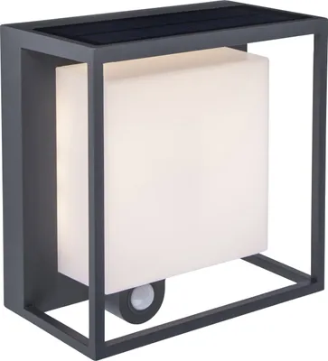 Produktbild von Lutec LED Außenleuchte Solar Curtis 3 W 19 x 16,5 cm Bewegungsmelder
