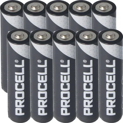 Produktbild von 10 Stück Duracell Procell Alkaline AAA Micro LR03 im Karton