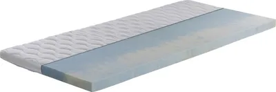 Produktbild von Relaxsan Gelschaum-Topper, 80x190, Höhe 6cm, atmungsaktiver Gelschaumtopper mit Eckgummis, allergikerfreundlich & Ultrasoft dank Kaltschaum