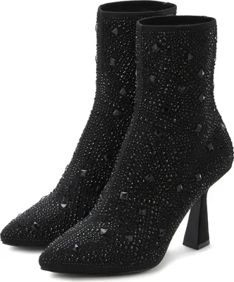 Produktbild von LASCANA High-Heel-Stiefelette Sock Boot, Schlupf-Stiefel, Ankle Boots, schwarz Größe 36
