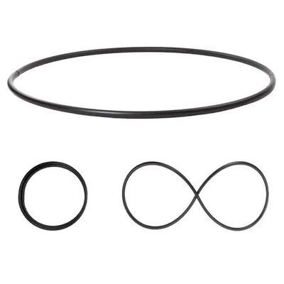 Zdjęcie produktu dla Składane hula-hoop, rurka 25 mm, Ø 90 cm, czarne