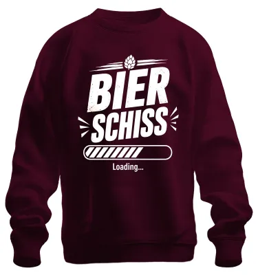 Imagen del producto de Camiseta o sudadera con estampado divertido sobre cerveza, fiesta, alcohol, despedida de soltera, color burdeos, talla M