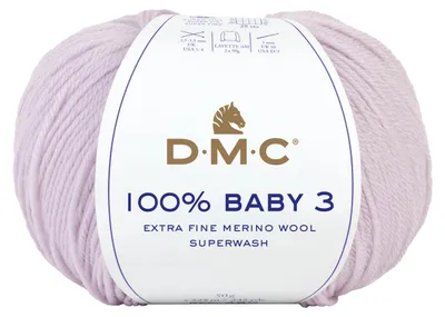 Produktbild von DMC 100 Prozent Baby Merino Wolle 225m 50g