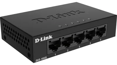 Zdjęcie produktu dla D-Link DGS-105GL/E, Nie zarządzany, Gigabit Ethernet (10/100/1000)