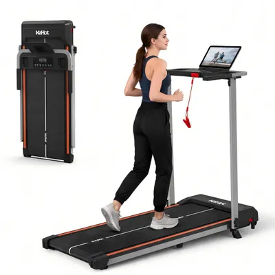 Produktbild von Laufband klappbar für Zuhause, 1–12 km/h, 125 kg, Bluetooth App