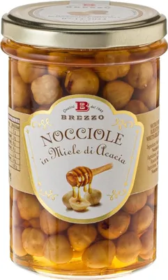 Produktbild von Haselnüsse in Akazienhonig 330 gr Apicoltura Brezzo