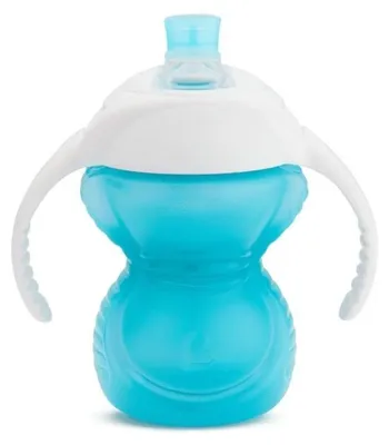 Productafbeelding van Trainingsbeker met tuit, knabbelbestendig, Munchkin, 237 ml, blauw