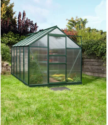 Obrázok produktu pre Vitavia "Planet 6200" skleník vrátane základov smaragd 6,2 m² 6 mm HKP