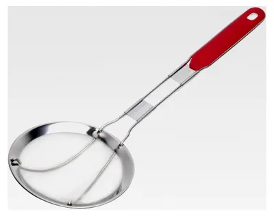 Produktbild von 41 cm Schaumkelle Frittierkelle Abschöpfsieb Küchensieb Edelstahl Schöpflöffel