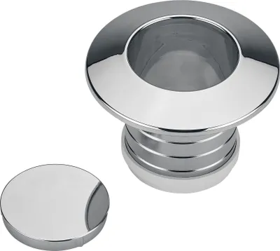 Produktbild von Wasserzähler Schubrosette mit Blinddeckel, chrom passend zu KOAX, Metrona 307/1, Metrona 307/2, Techem Vario-S, , SPX, ZR-Neptun, Rossweiner, Pollumuk