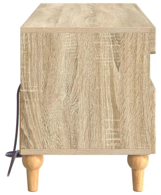 Productafbeelding van vidaXL LED-TV-kast ALKMAAR, 81 x 35 x 43 cm, Sonoma-eik