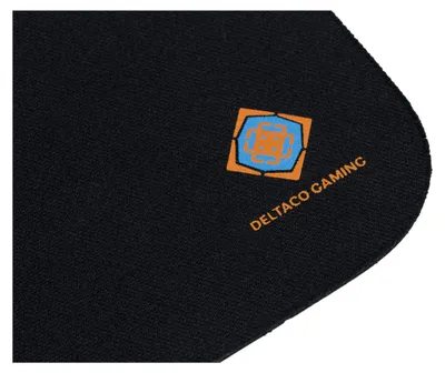 Produktbild von Deltaco GAM-006, Schwarz, Einfarbig, Gummi, Gaming-Mauspad