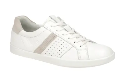 Obrázok produktu pre Ecco LEISURE dámske topánky - športové šnurovacie nízke topánky biele voľný čas NEW