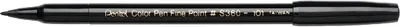 Immagine prodotto di Pentel Penna con punta in fibra Fineliner - 0,6 mm - nero