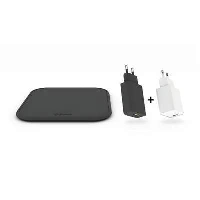 Obrázek produktu pro ZENS ZESC12BPD/00, Vnitřní, AC, USB, Bezdrátové nabíjení, 1,5 m, Černá