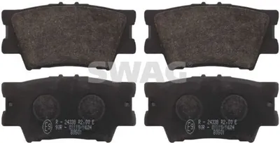Produktbild von SWAG Bremsbeläge Satz Hinten Bremsklötze für TOYOTA RAV 4 III (ACA3, ACE, ALA3, GSA3, ZSA3) 81 91 6651