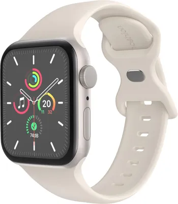 Productafbeelding van imoshion Siliconen⁺ bandje voor de Apple Watch | 44/45/46/49 mm - Maat M/L - Starlight