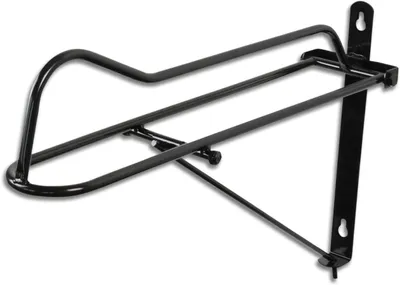 Productafbeelding van Zadelhouder Klapbaar - Halter Paard - Opbergen Tuigage - Metaal Constructie - 71 cm - Zwart