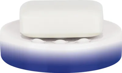 Immagine prodotto di Spirella portasapone Tubo decorativo bagno accessori portasapone bianco / blu