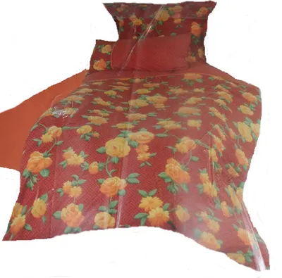 Produktbild von Kinzler Bettwäsche Polyester 4 teilig 135 x 200 cm (Orange)…