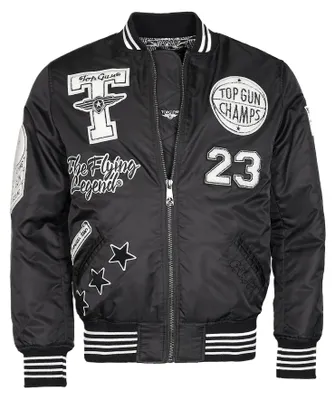 Produktbild von Top Gun Bomberjacke TG25015 Herren black M