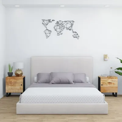 Obrázek produktu pro vidaXL Noční stolky 2 ks 40x33x46 cm z masivního dřeva mango