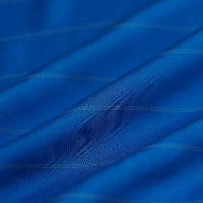 Imagen del producto de Popelina de viscosa, estampado de rayas, color azul