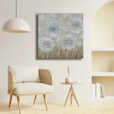 Produktbild von Wallity, 6969softc-003, Dekorative Leinwandmalerei, 100 % LEINWAND, Mehrfarbig, 69 x 69 cm