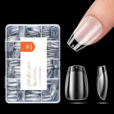Zdjęcie produktu dla Tipsy do paznokci 216 sztuk zestaw tipsów z żywicy akrylowy DIY