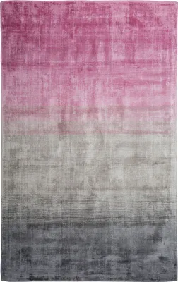 Obrázek produktu pro BELIANI Koberec šedá růžová viskóza bavlna 140 x 200 cm, krátký vlas, ručně tkaný, obdélníkový