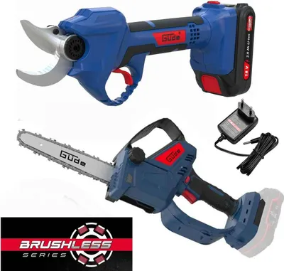 Produktbild von Güde Gartenset  Astkettensäge + Astschere 18V, Akku 2.0 Ah + Ladegerät, 18V