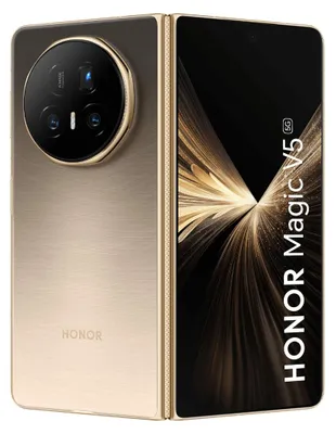 Produktbild von Honor Magic V5, 20,2 cm (7.95"), 16 GB, 512 GB, 50 MP, Android 15, Gold