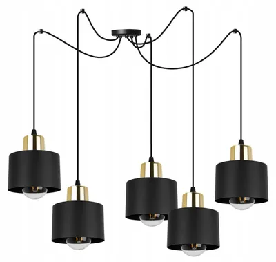 Immagine prodotto di Moderna Lampada A Sospensione Lampada A Led Nera