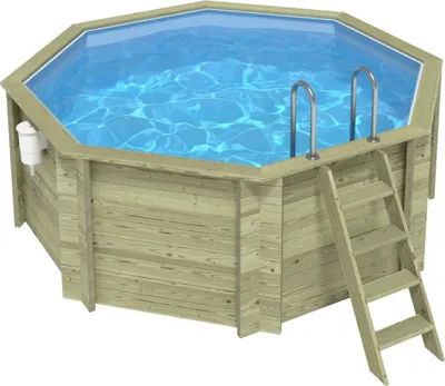 Produktbild von Pool CORAL 3.25 x 3.25 - H.1.18 m, hellblau, freistehend - ohne Betonieren