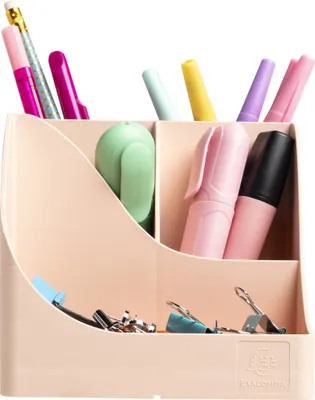 Image de Exacompta 4x Pot à crayons Pen Wave Skandi Nude 69531D