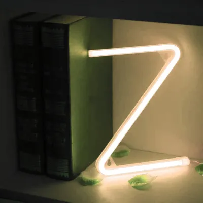 Immagine prodotto di Lettere LED NEON - luce fredda bianca - Z
