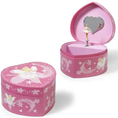 Produktbild von Simply for Kids Houten Juwelendoosje Hart met Elfje