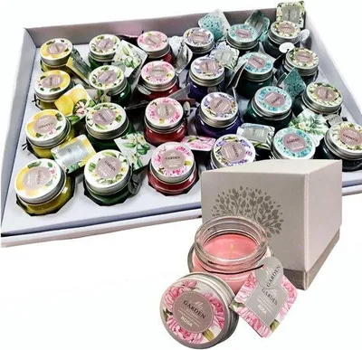 Productafbeelding van Set van 24 Geurkaarsen in Verschillende Geuren met Geschenkdozen