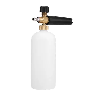 Image de Lance à mousse réglable de 1/4" pour bouteille de 1 litre, buse de lavage auto, pulvérisateur, nettoyeur haute pression