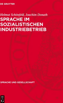 Produktbild von Sprache ¿m sozialistischen Industriebetrieb