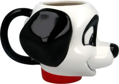Produktbild von Motivtasse Keramiktasse Kopf Patch 3D Disneys 101 Dalmatiner Geschenk