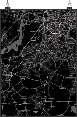 Produktbild von Mr. & Mrs. Panda Bild Teltow DIN A3 - Geschenk, Wanddeko, Wandbild, Stadt, Dorf Karte Landkarte Map Stadtplan, drucke, Kunstdruck, Posterdruck