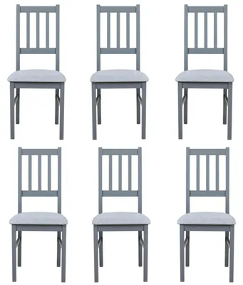 Obrázek produktu pro ESSZIMMERSTUHL - Sada 6 jídelních židlí Bos 4, barva: grafit, design: hygge, rozměry: 91 cm