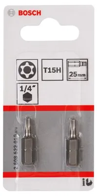 Produktbild von T15H Security-Torx®-Schrauberbit Extra-Hart, 2 Stk.