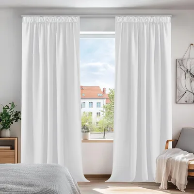 Obrázek produktu pro Zatemňovací závěsy, ochrana proti chladu, zvuková izolace, sada 2 kusů, rozměry 220 x 140 cm, barva: stříbrná, šedá